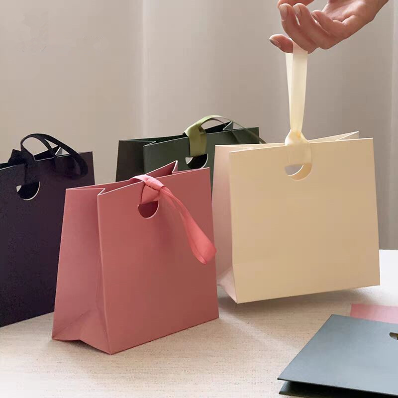 Kraft Box Candle - ถุงกระดาษหูหิ้ว 20 ชิ้น สำหรับใส่เครื่องประดับ ของขวัญ ของชำร่วยงานปาร์ตี้