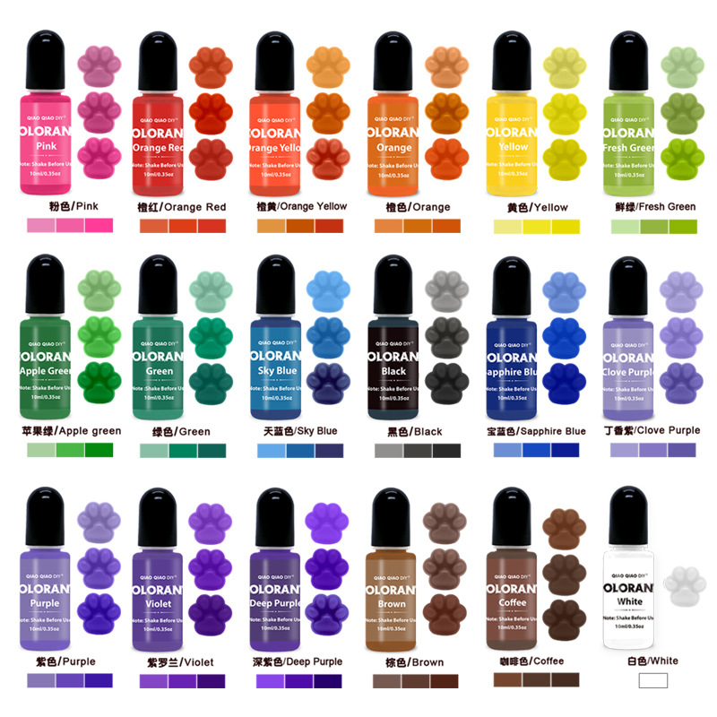 Candle Making Activity - 20 สีเทียนสีย้อมเทียนขี้ผึ้ง WAX Pigment Dye สีเทียน