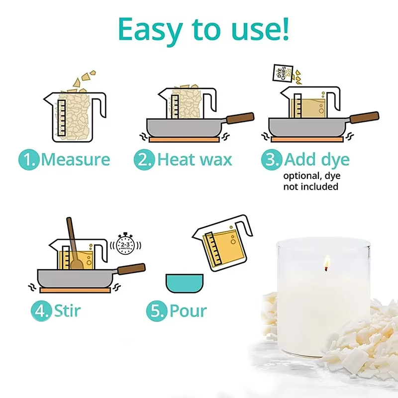 1 กก./500/250/100 กรัม ขี้ผึ้ง - Xmas Candle Making บทวิจารณ์และราคา