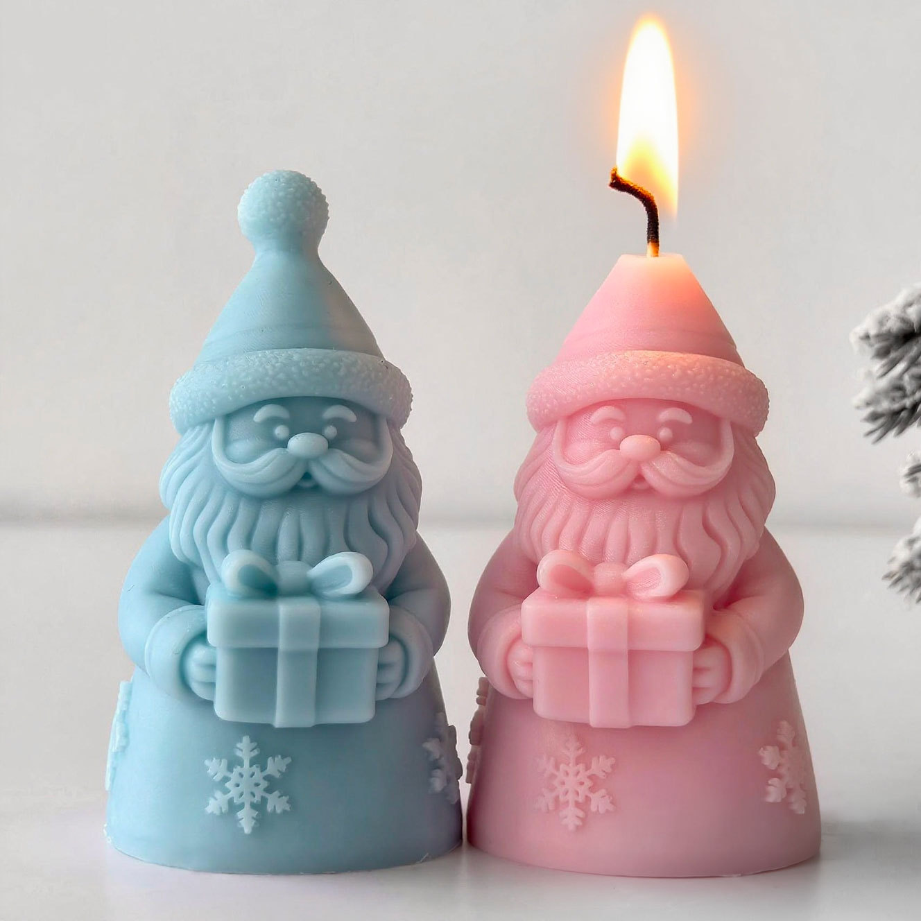 แม่พิมพ์ซิลิโคนกล่องของขวัญซาน - Xmas Candle Making บทวิจารณ์และราคา