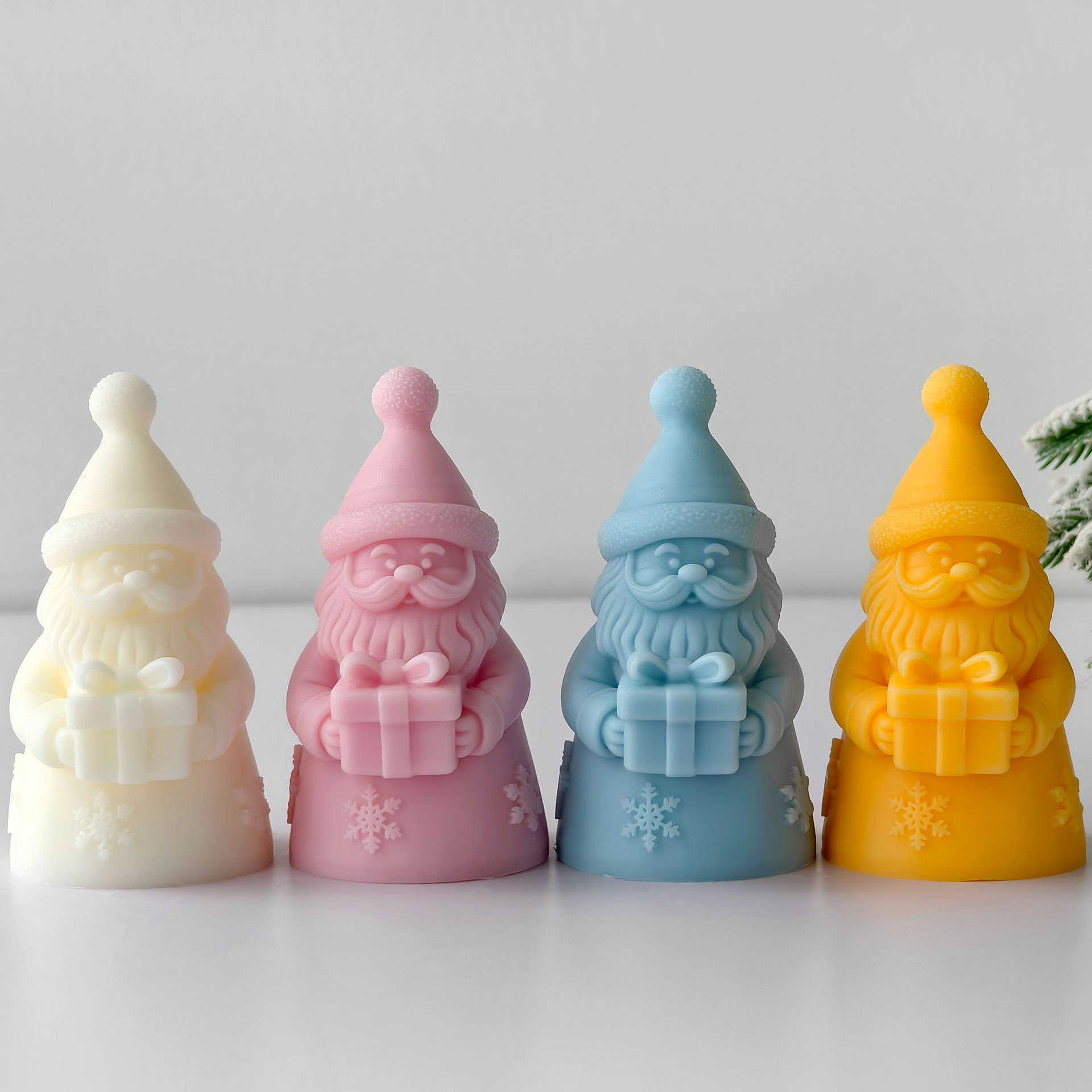 แม่พิมพ์ซิลิโคนกล่องของขวัญซาน - Xmas Candle Making บทวิจารณ์และราคา