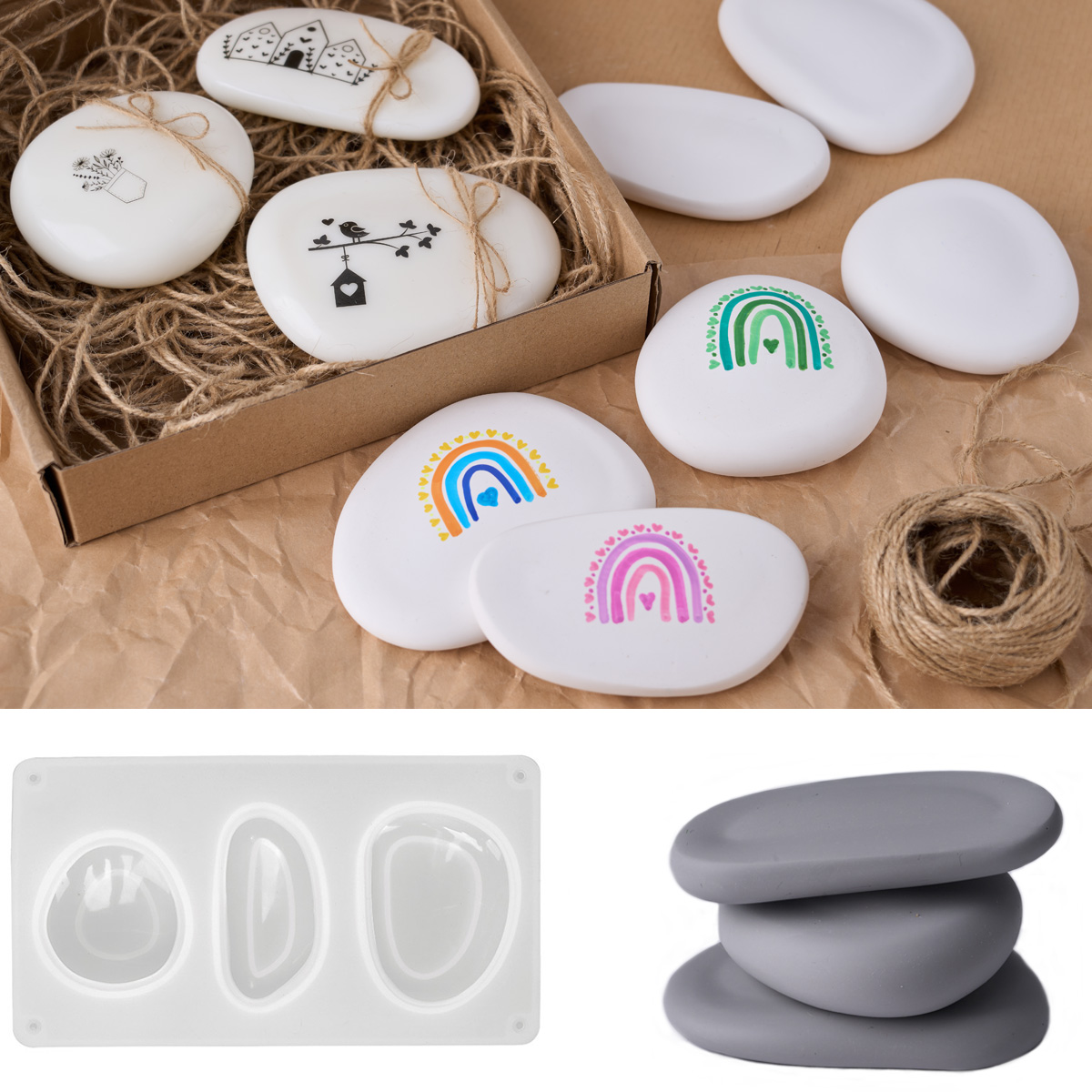 3D Creative หินซิลิโคนเทียนแม่ - Candle Making Equipment บทวิจารณ์และราคา