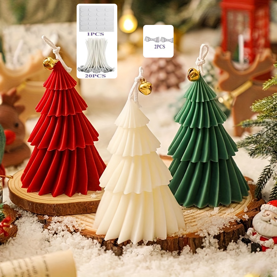 ชุดแม่พิมพ์เทียนซิลิโคนรูปต้นค - Candle Making Kit Xmas บทวิจารณ์และราคา