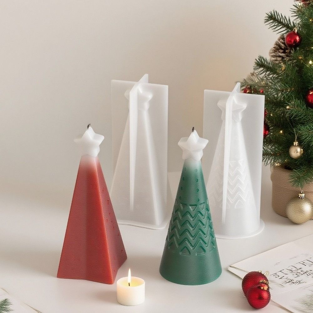 แม่พิมพ์เทียนซิลิโคนรูปกรวยคริ - Candle Making Kit Xmas บทวิจารณ์และราคา