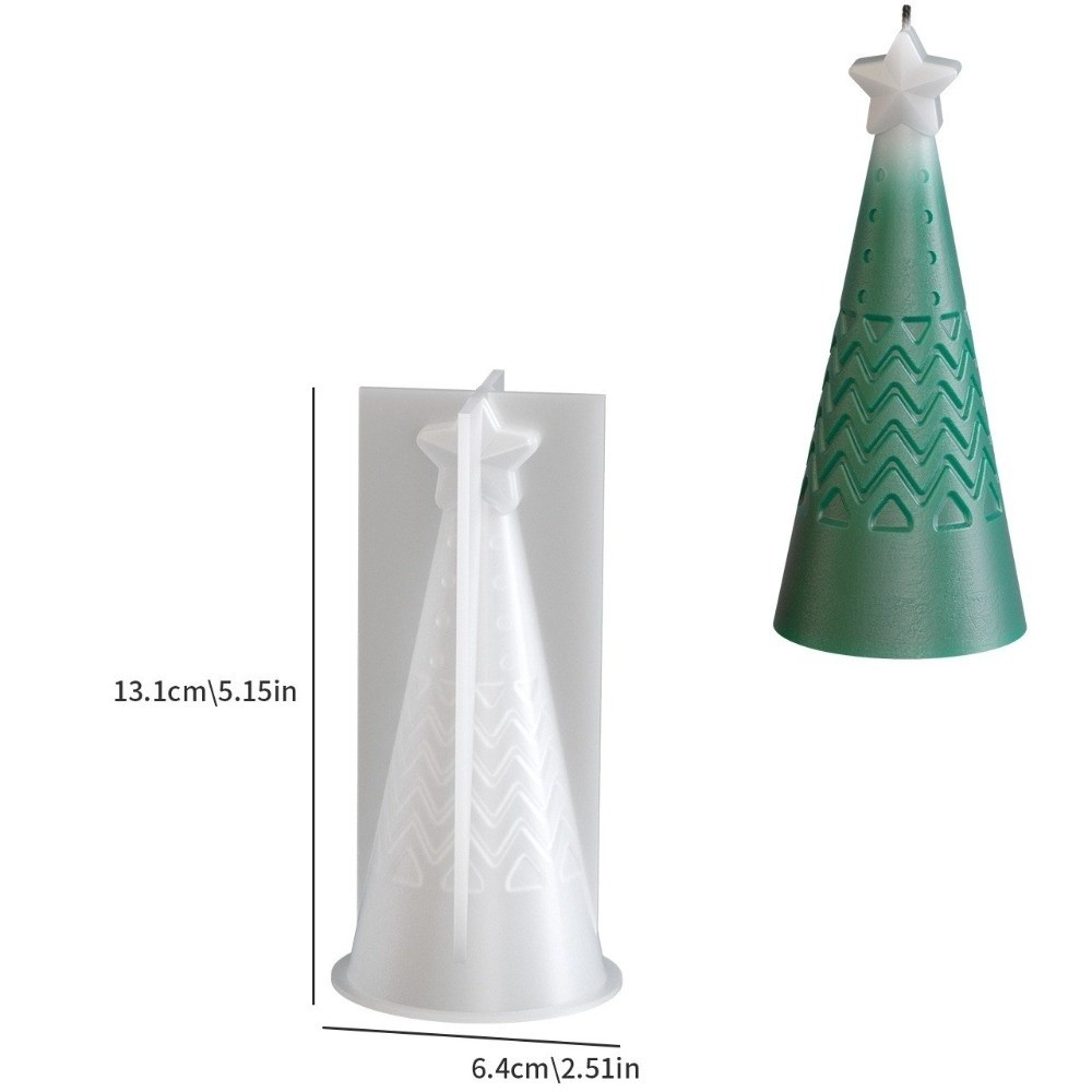 แม่พิมพ์เทียนซิลิโคนรูปกรวยคริ - Candle Making Kit Xmas บทวิจารณ์และราคา