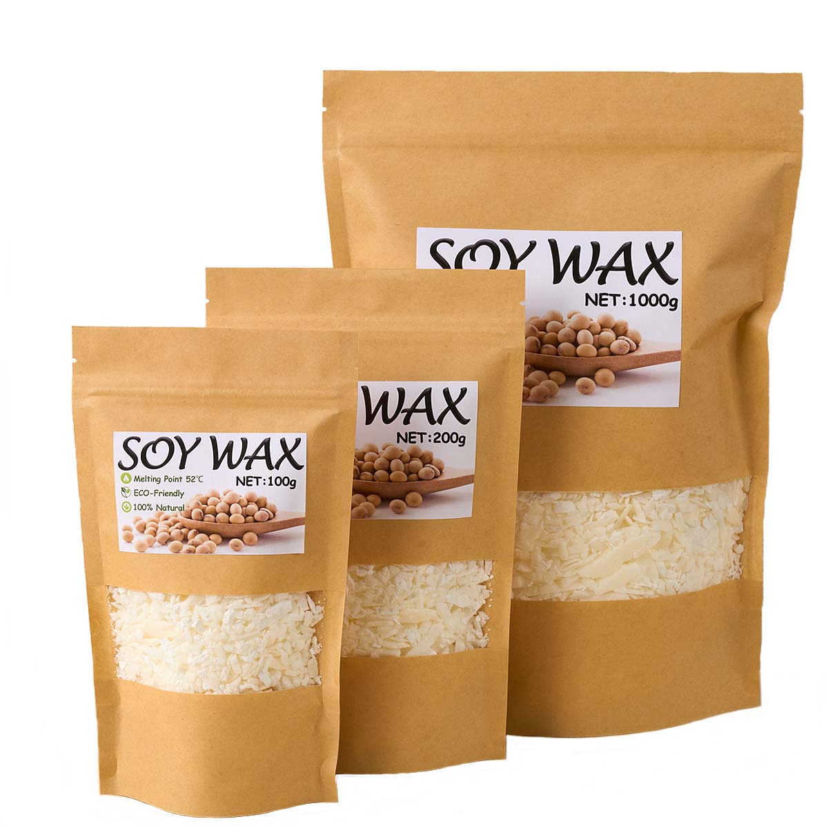 1 ปอนด์ขี้ผึ้งถั่วเหลืองสีขาวบ - Xmas Candle Making บทวิจารณ์และราคา