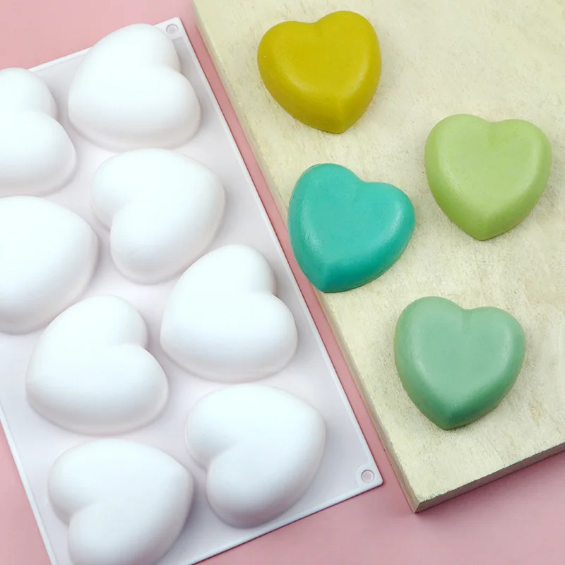 Love Heart ซิลิโคนสบู่แม่พิมพ์ - Xmas Candle Making บทวิจารณ์และราคา