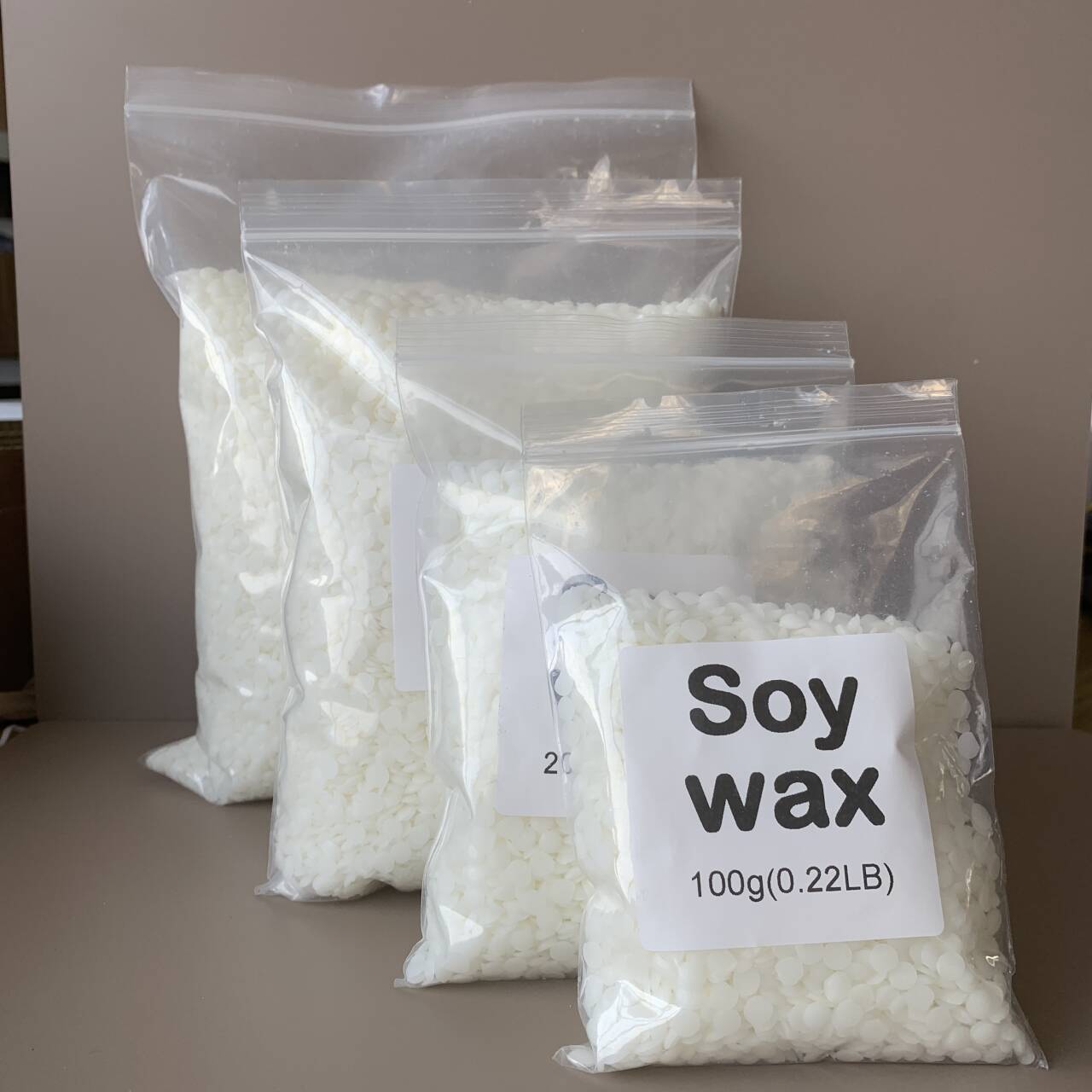 50g-1000g 100% ขี้ผึ้งถั่วเหลื - Xmas Candle Making บทวิจารณ์และราคา
