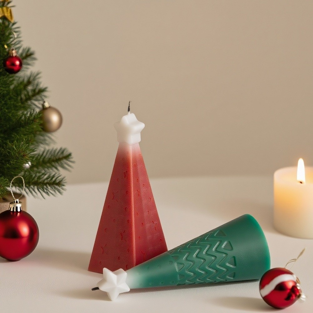 แม่พิมพ์เทียนซิลิโคนรูปกรวยคริ - Candle Making Kit Xmas บทวิจารณ์และราคา