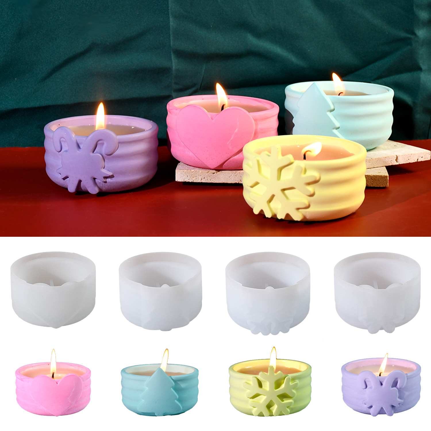 แม่พิมพ์เทียนคริสต์มาส แม่พิมพ - Candle Making Kit Xmas บทวิจารณ์และราคา