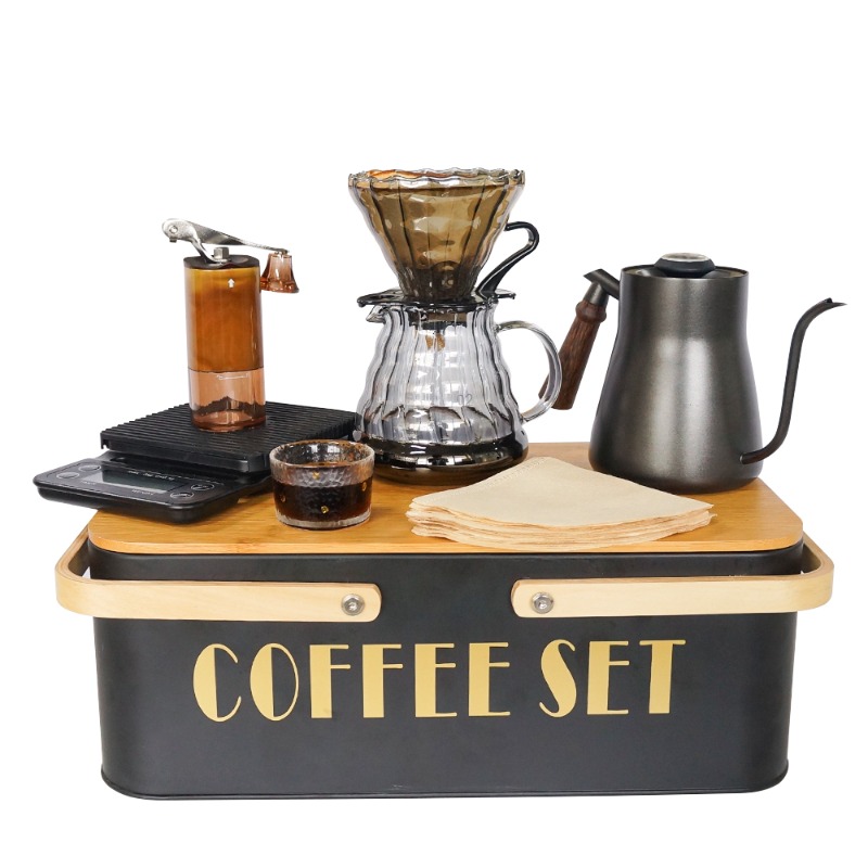 ชุดเครื่องชงกาแฟพกพาพร้อมกาน้ำ - Pour Pot Aluminum บทวิจารณ์และราคา