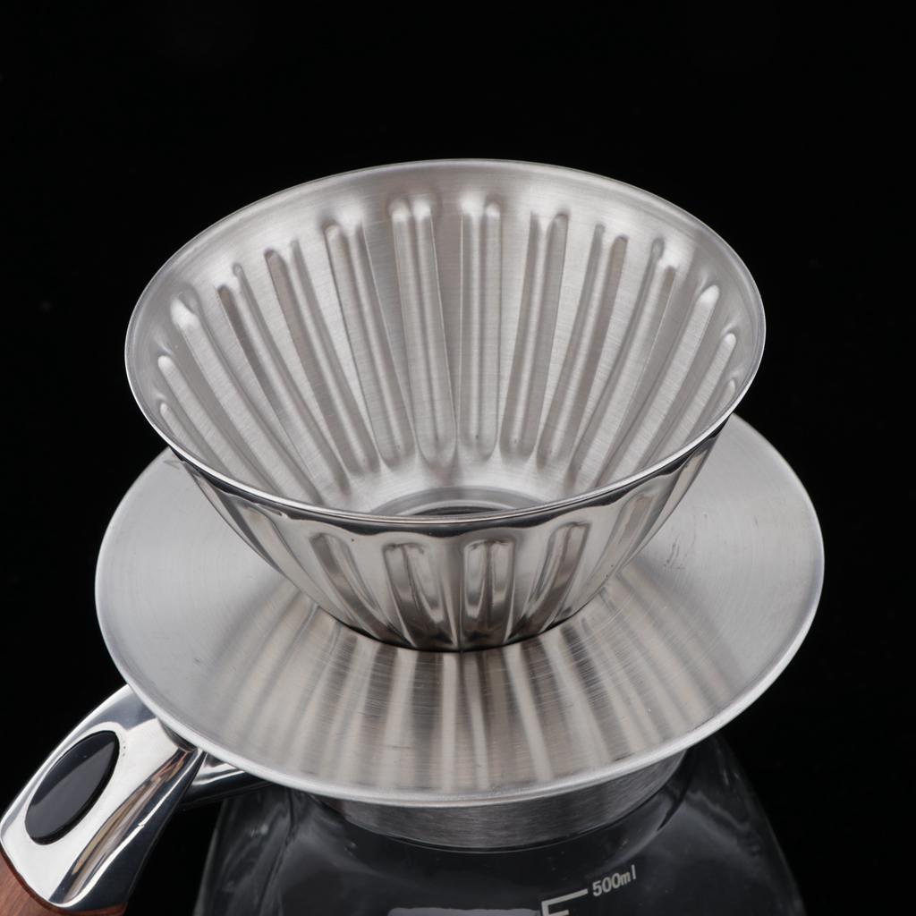ชุดกาแฟดริปแก้วโบโรซิลิเกตสูงท - Pour Pot Aluminum บทวิจารณ์และราคา