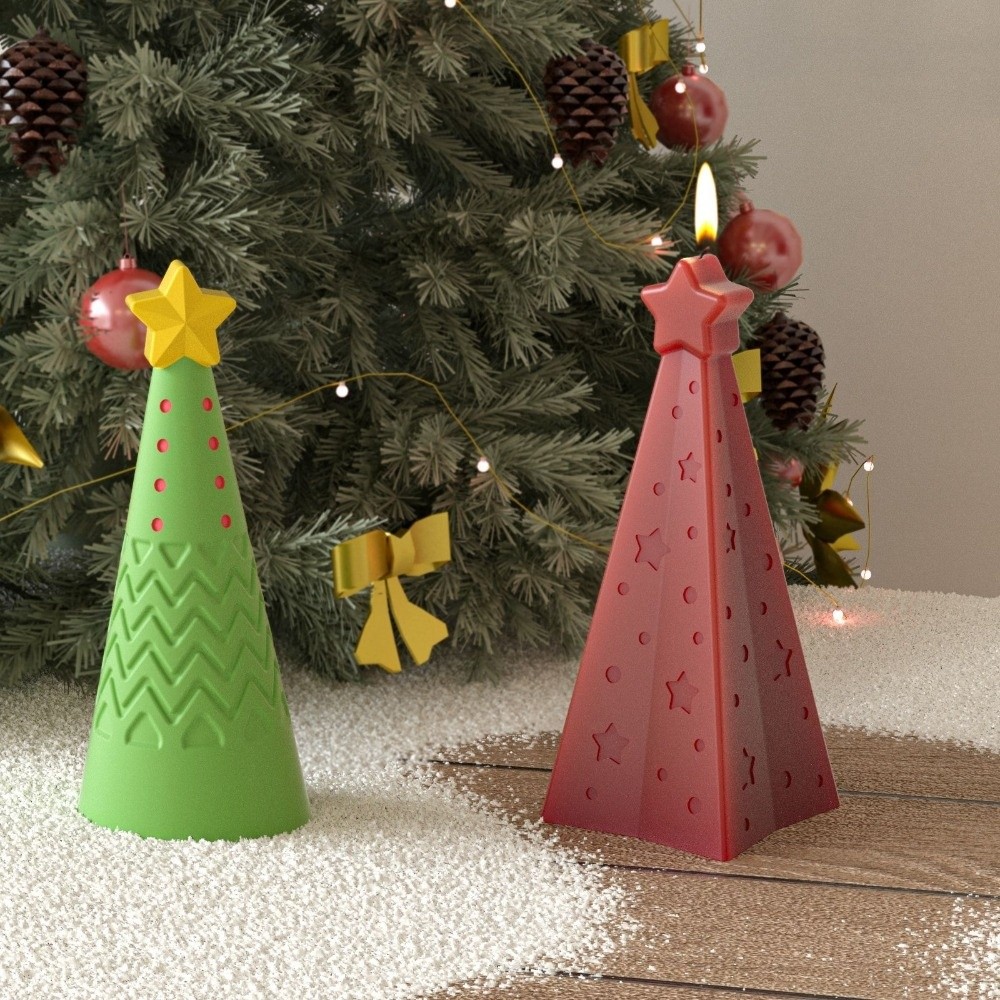 แม่พิมพ์เทียนซิลิโคนรูปกรวยคริ - Candle Making Kit Xmas บทวิจารณ์และราคา