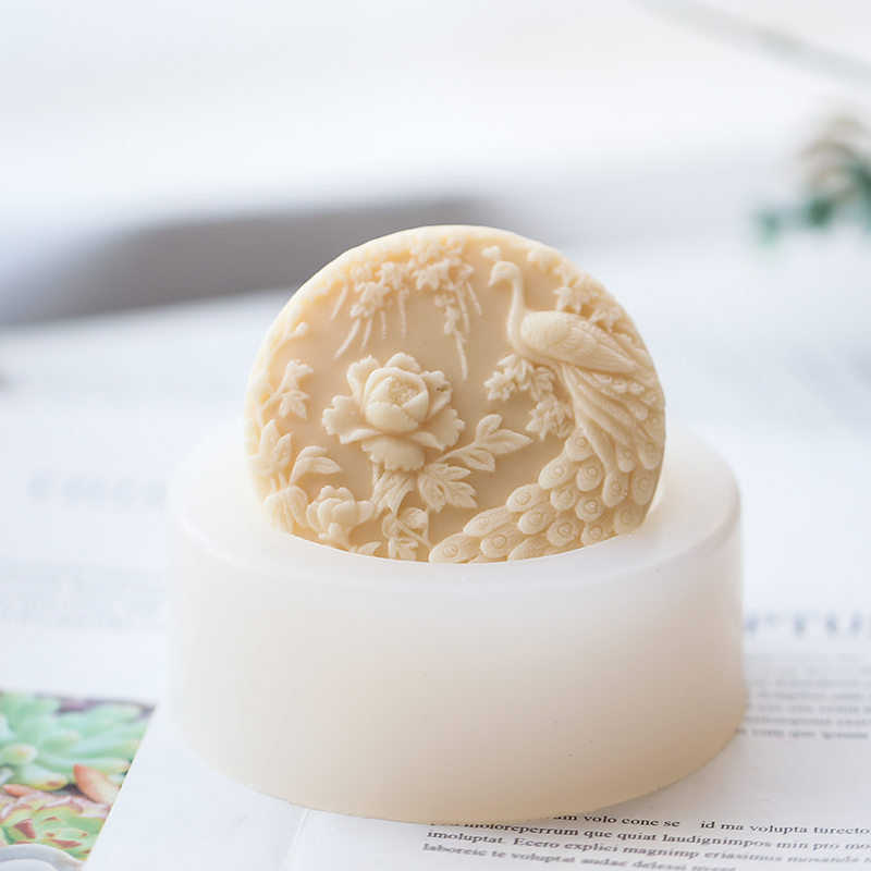 นกยูงดอกไม้รูปแบบซิลิโคนสบู่แม - Candle Making Activity บทวิจารณ์และราคา