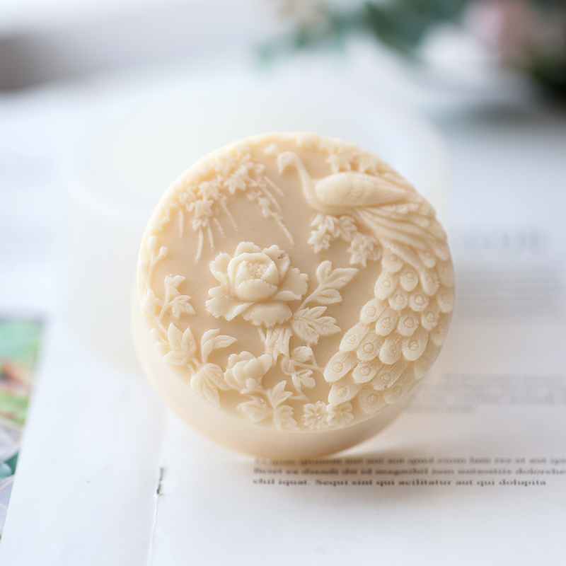 นกยูงดอกไม้รูปแบบซิลิโคนสบู่แม - Candle Making Activity บทวิจารณ์และราคา