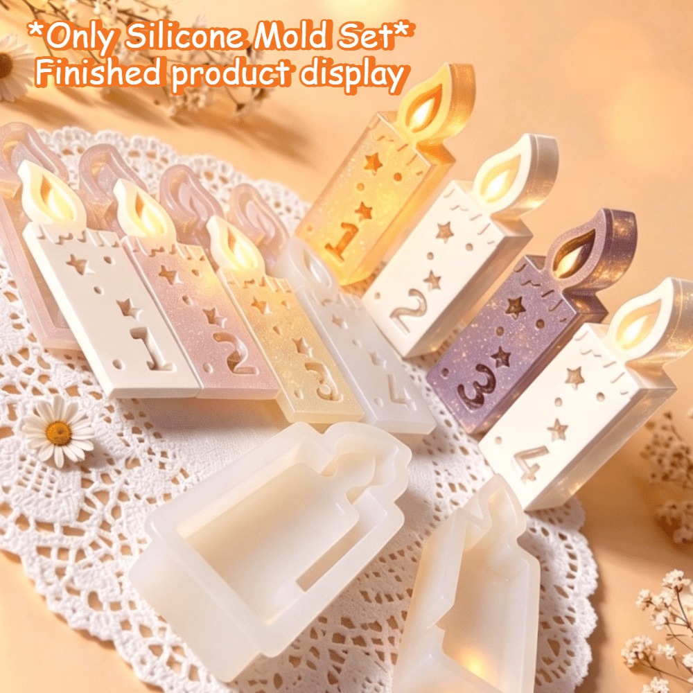 ชุดแม่พิมพ์เทียนซิลิโคนรูปตัวเ - Candle Making Kit Xmas บทวิจารณ์และราคา
